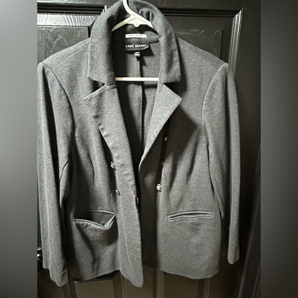 Lane Bryant Charcoal Blazer
